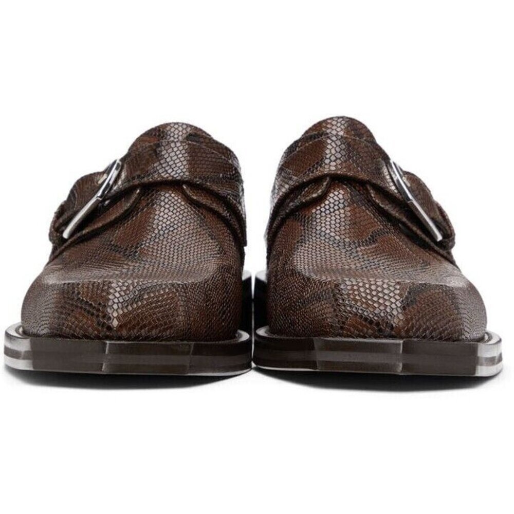 Martine Rose Python Chisel Toe Mules 40 M7 W10 Br… - image 10